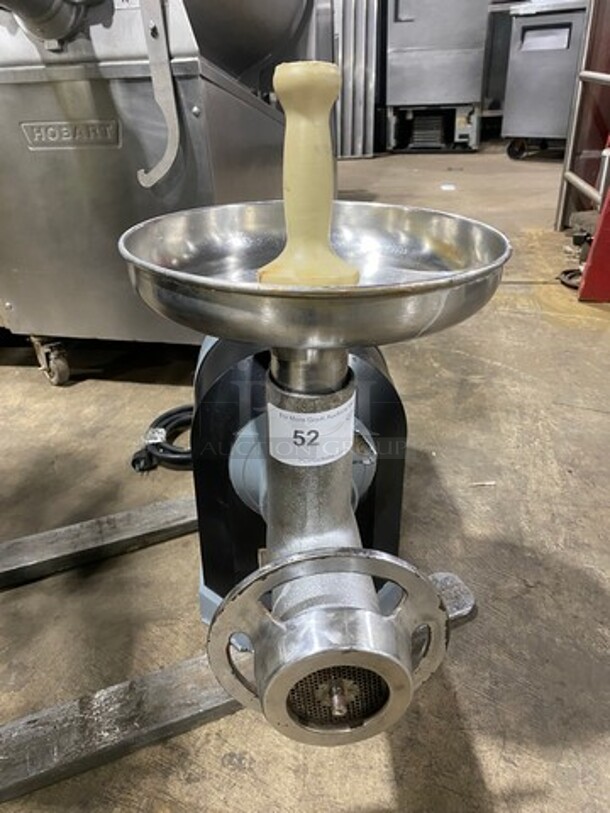 Nice! Hobart Commercial Countertop Meat Grinder! All Stainless Steel! MODEL 4722 SN:882105 230V - Image 1 of 8