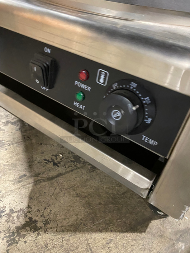 Commercial Countertop Electric Powered Crepe Maker! Stainless Steel Body! Model: PRZ352 220V 50HZ - Image 8 of 9