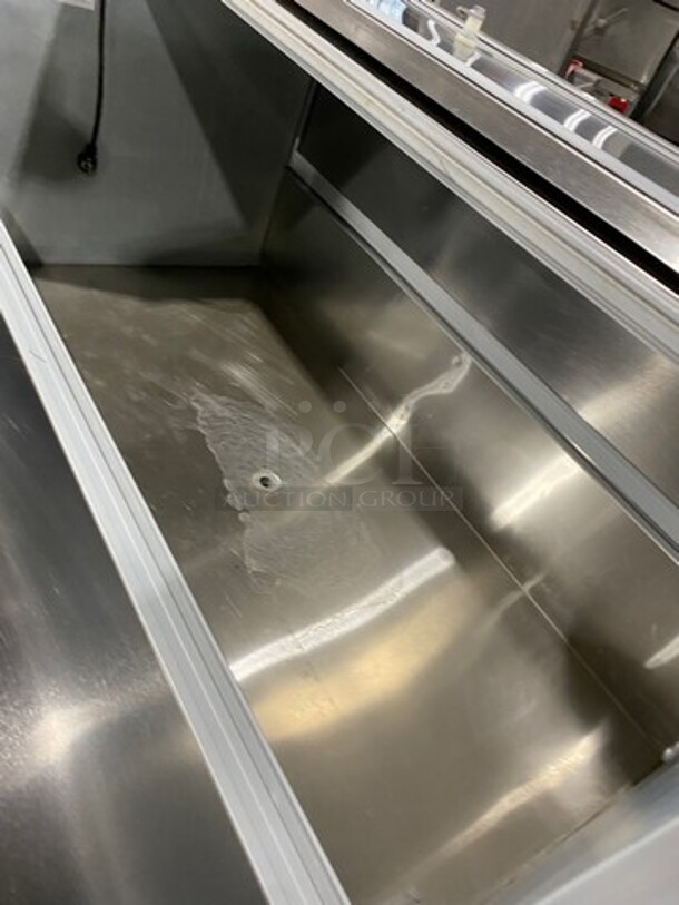 COOL! Beverage Air Dual Access Milk Cooler! Stainless Steel And White Coated Steel! On Casters! Model: ST58NW SN: 10306557 115V 60HZ 1 Phase - Image 6 of 8