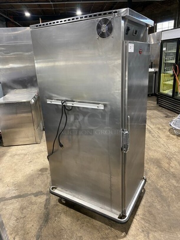 SWEET! FWE Single Door Electric Powered Food Warming Cabinet! Solid Stainless Steel! On Casters! Model: TST16CHP SN: 133820301 120V - Image 2 of 8