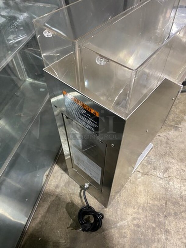 Grindmaster Commercial Countertop Dual Coffee Bean Grinder Machine! Stainless Steel Body! Model: 250RH2 SN: L214346 120V 1 Phase - Image 3 of 10