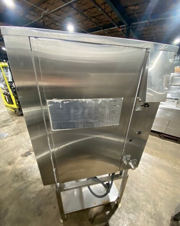 Nice! Alto Shaam Commercial Electric Powered Combitherm Convection Oven! With Underneath Storage Space! All Stainless Steel! On Legs! Working When Removed!  Model: CTP1010E SN: 1631730000 208/240V 60HZ 3 Phase - Image 4 of 10