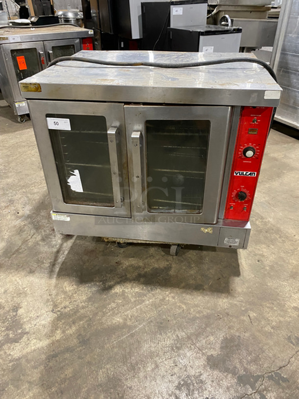 Vulcan Commercial Full Size Convection Oven! With View Through Doors! Metal Oven Racks! All Stainless Steel! Model: VC4ED