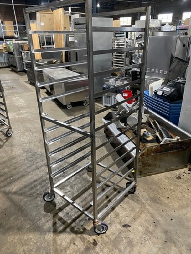Channel Metal Commercial Pan Transport Rack! On Casters! - Image 3 of 5