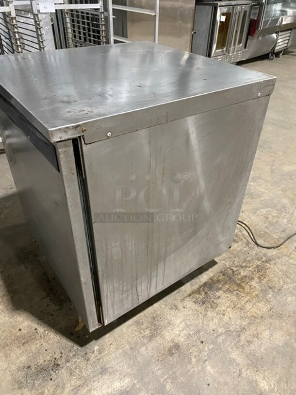 Delfield Commercial Single Door Refrigerated Lowboy! All Stainless Steel! With Poly Coated Racks! On Legs! 115V! Model: 406 SN: 251416-T! - Image 2 of 7