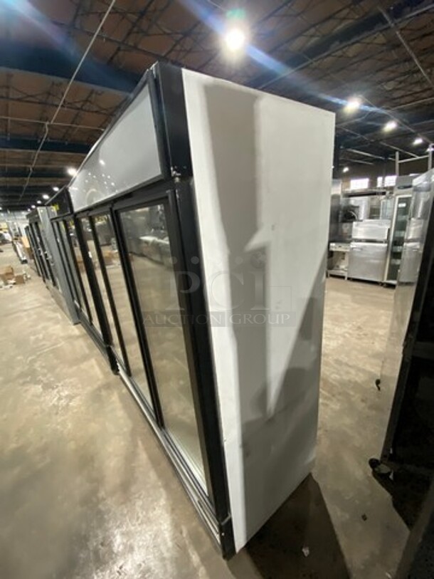 True Commercial 3 Door Reach In Cooler Merchandiser! With View Through Doors! Poly Coated Racks! Model: GDM72 SN: 12852882 115V 60HZ 1 Phase - Image 2 of 8