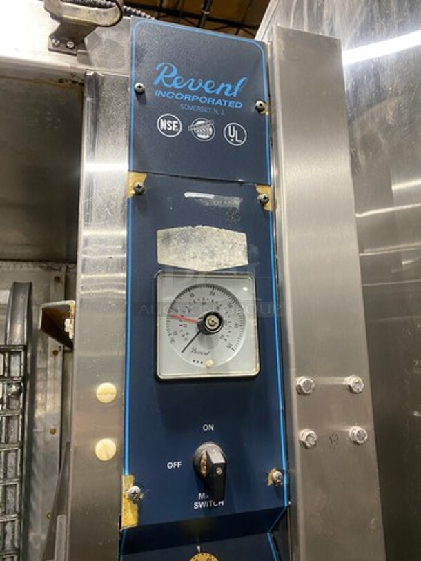 Revent Commercial Single Door Roll In Rack Proofer! All Stainless Steel! Model: PRO1 SN: 96510862796 208/240V 60HZ 3 Phase - Image 5 of 9