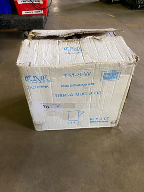 NEW! IN THE BOX! DAD 8 OZ White Ceramic Mugs! - Image 1 of 6