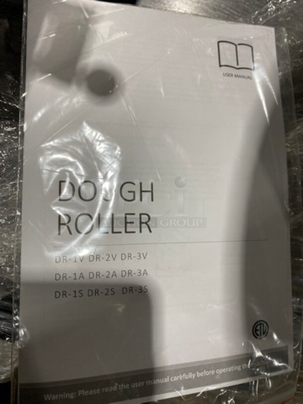 NEW! NEVER USED! LATE MODEL! 2022 Prepline Commercial Countertop Dough Sheeter! All Stainless Steel! Model: DR182 SN: 90121815 120V 60HZ 1 Phase - Image 7 of 9