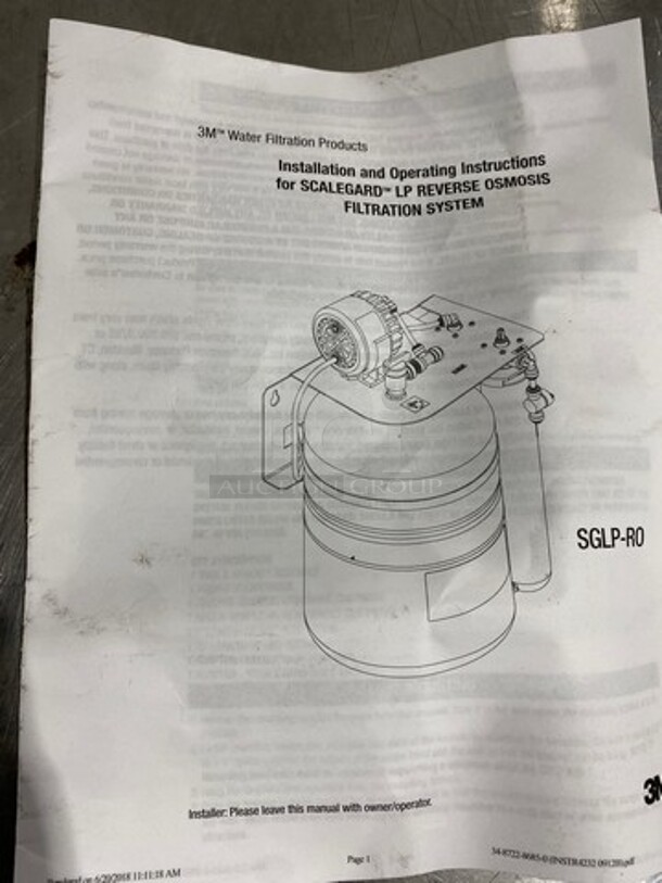 NEW! IN THE BOX! Water Filtration Scale Gard Reverse Osmosis System! - Image 9 of 9