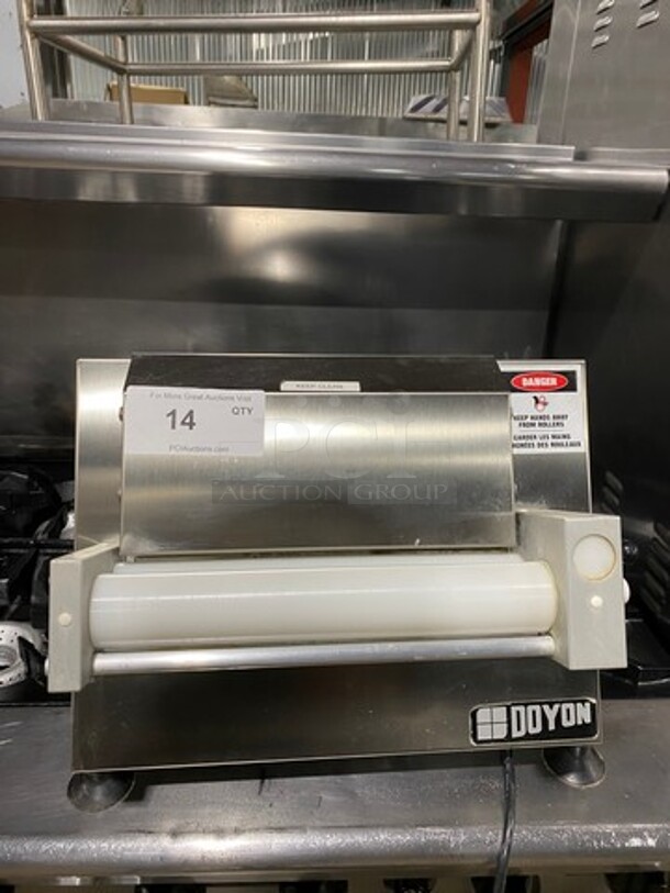 Doyon Commercial Countertop Dough Sheeter! All Stainless Steel! Model: DL12SP SN: 166473 120V 60 HZ 1 Phase - Image 1 of 8