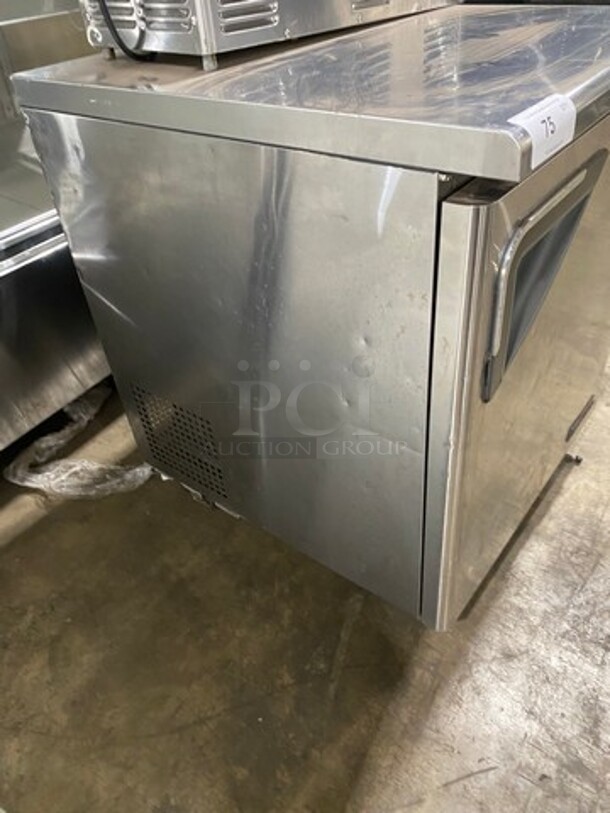 Turbo Air Refrigerated Single Door Lowboy/Worktop Cooler! All Stainless Steel! On Casters! Model: TUR28SD 115V 60HZ 1 Phase - Image 2 of 7
