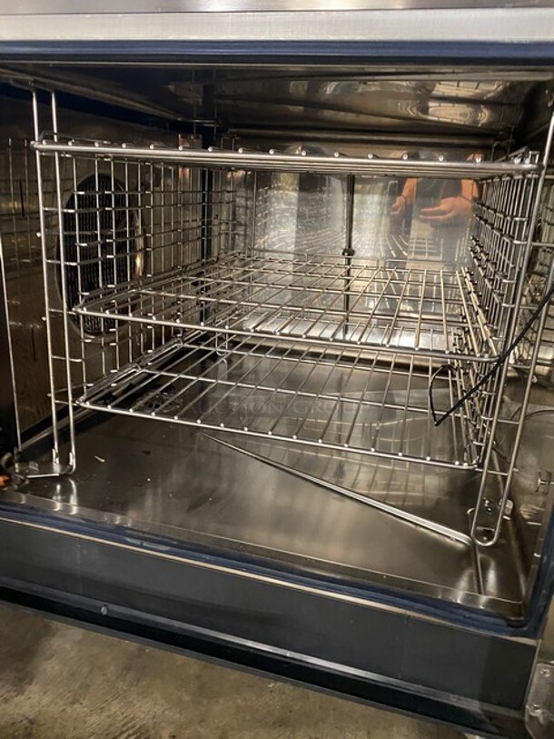Electrolux Air-O-Convect Natural Gas Touch Line Combi Convection Oven! With View Through Door! Metal Oven Racks! All Stainless Steel! Model: AOS062GKP1 SN: 40510001! - Image 6 of 8