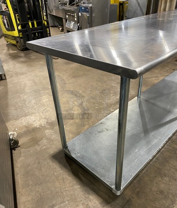 L&J Restuarant Manufacturing Stainless Steel Worktable With Undershelf! - Image 2 of 7
