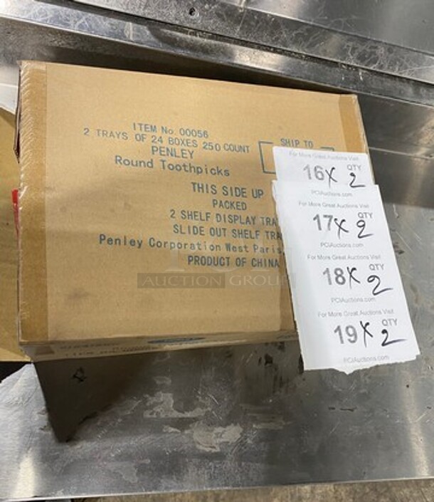 NEW! IN THE BOX! Penley Round Toothpicks! 2x Your Bid! - Image 1 of 4
