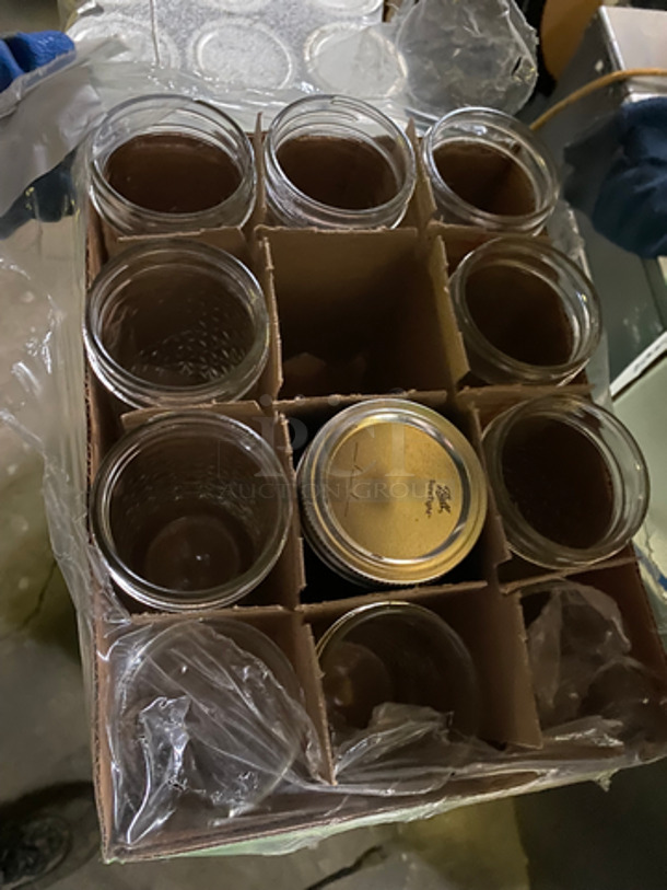 Ball 12 OZ Crystal Clear Jars! With Lids! 8x Your Bid! - Image 2 of 5