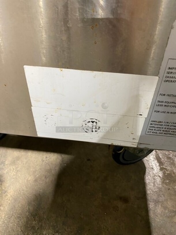 LATE MODEL! 2020 Asber Commercial Gas Powered Single Burner Stock Pot Range! Stainless Steel! On Casters! WORKING WHEN REMOVED! - Image 9 of 10