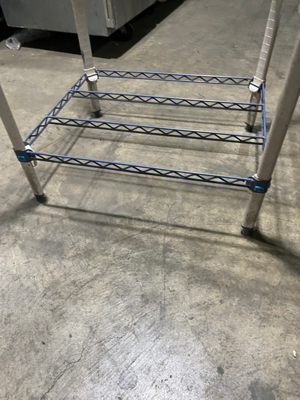 Blue Finish 4 Tier Shelving Unit! - Image 4 of 4