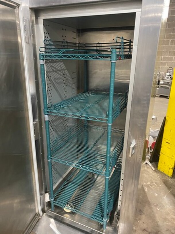 Traulsen Commercial Single Door Roll In Rack Dough Retarder Cooler! All Stainless Steel! With Rack! Model: RPP132LFHS SN: T173241J11 115V 60HZ 1 Phase  - Image 5 of 10