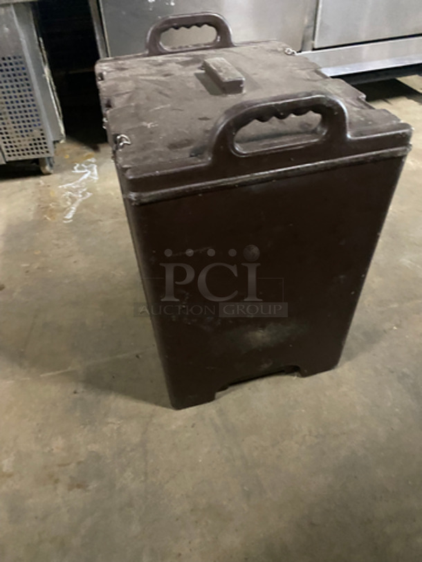 Cambro Insulated Beverage Dispenser/ Holder! With Side Handles! With Lid! - Image 2 of 5