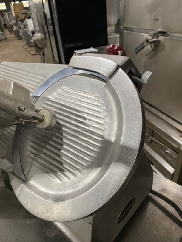 Fleetwood Commercial Countertop Deli/ Meat Slicer! All Stainless Steel! Model: 312E SN: 312CO36605 115V 60HZ 1 Phase - Image 6 of 7