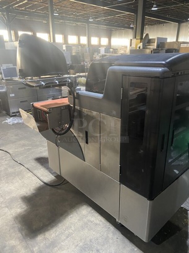 SWEET! Hobart Floor Model Commercial AUTOMATIC WRAPPING SYSTEM! Model AWS-1LR!  With Conveyor! With Digital Control Panel & Printer Laber!  208V 1 Phase!   - Image 7 of 12