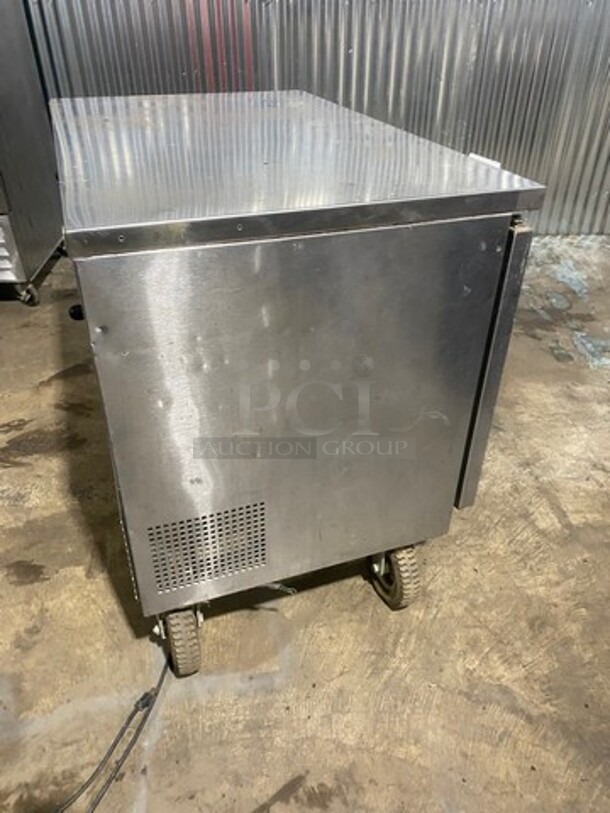 Edesa Commercial 2 Door Lowboy/Worktop Cooler! All Stainless Steel! On Casters! Model: EDUR48 SN: 13060282M 115V 60HZ 1 Phase - Image 4 of 8