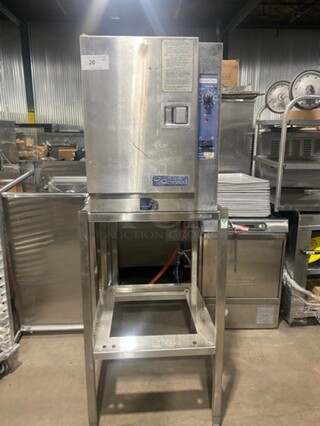 Cleveland Commercial Electric Powered Single Compartment Steam Cooker Cabinet! All Stainless Steel! On Legs! Model: 22CET6 SN: WC9521906C02 208V 60HZ 3 Phase