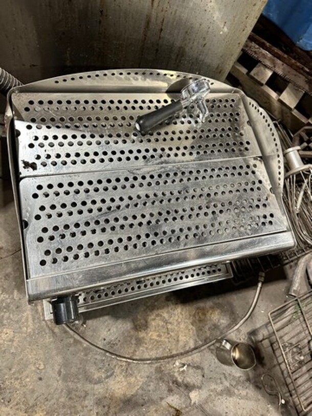 2017 Bezzera Commercial Countertop Espresso Machine! All Stainless Steel! On Small Legs! Model: C2013 SN: AM009188417 220V - Image 12 of 12