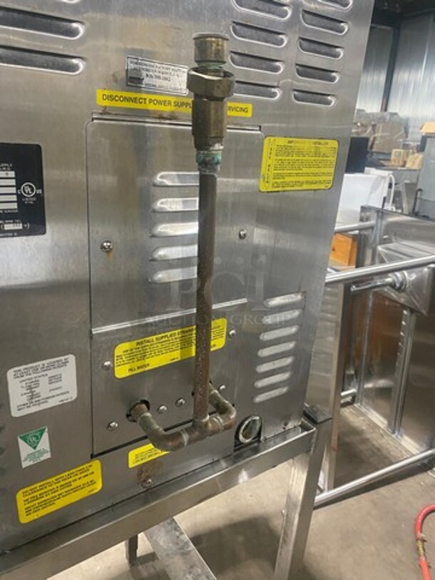 Cleveland Commercial Electric Powered Single Compartment Steam Cooker Cabinet! All Stainless Steel! On Legs! Model: 22CET6 SN: WC9521906C02 208V 60HZ 3 Phase - Image 5 of 12