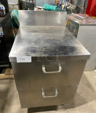All Stainless Steel Custome 2 Drawer Work/prep Station!