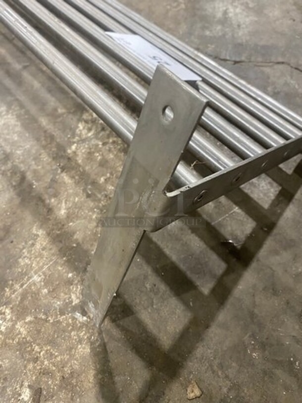 ALL ONE MONEY! Commercial Solid Stainless Steel Wall Mount Shelf! - Image 3 of 4