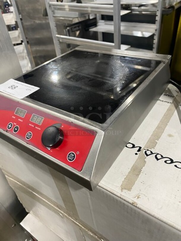 Avantco Commercial Countertop Electric Powered Single Burner Induction Range! All Stainless Steel Body! Model IC1800! 120V!  - Image 2 of 7
