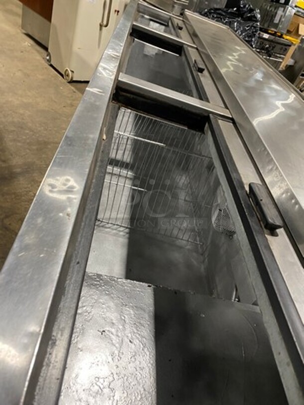 Migali Commercial Bar Back Beer Bottle Cooler! With 3 Sliding Stainless Steel Top Doors! Model: HBC95 SN: 2009020157 115V 1 Phase - Image 6 of 9