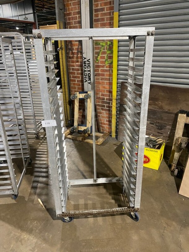 Metal Commercial Pan Transport Rack on Commercial Casters!