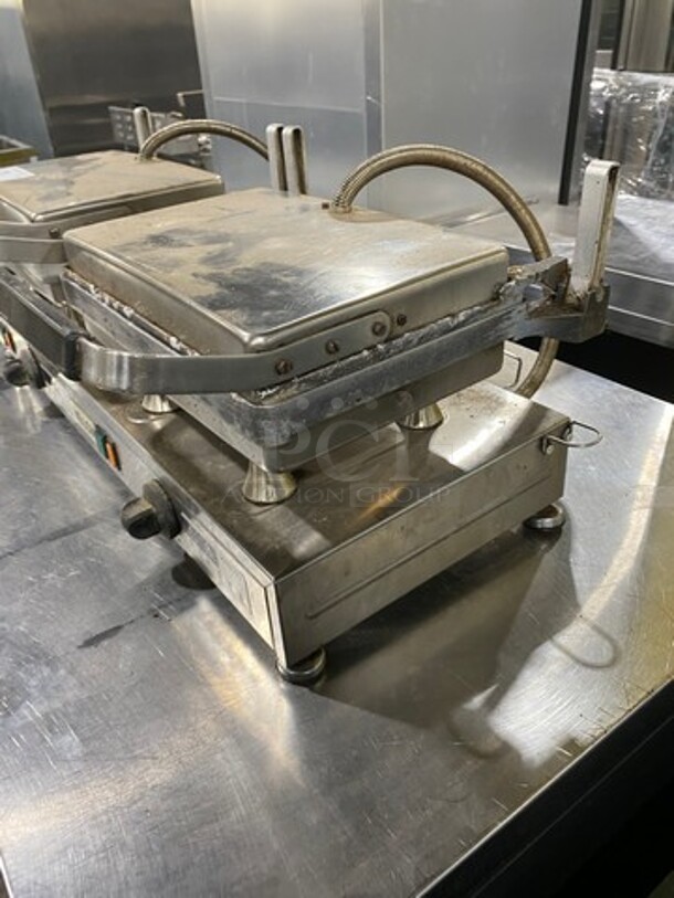 SILESIA ALL STAINLESS STEEL Heavy Duty Dual Panini Press Grill! Velox Series! Model CG2 Serial 305G73 240V/50/60Hz - Image 2 of 8