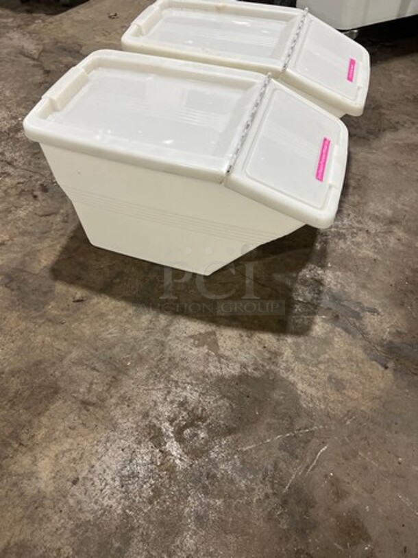 Tucker Countertop White Poly Ingredient Bin! 2x Your Bid! - Image 2 of 6