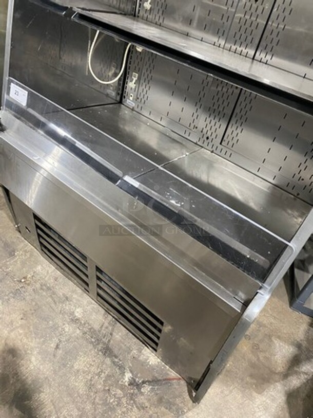 COOL! Commercial Refrigerated Open Grab-N-Go Case Merchandiser! With Shelves! Solid Stainless Steel! Model: CO4778R SN: 611649GI134837 115/230V 60HZ 1 Phase - Image 7 of 8
