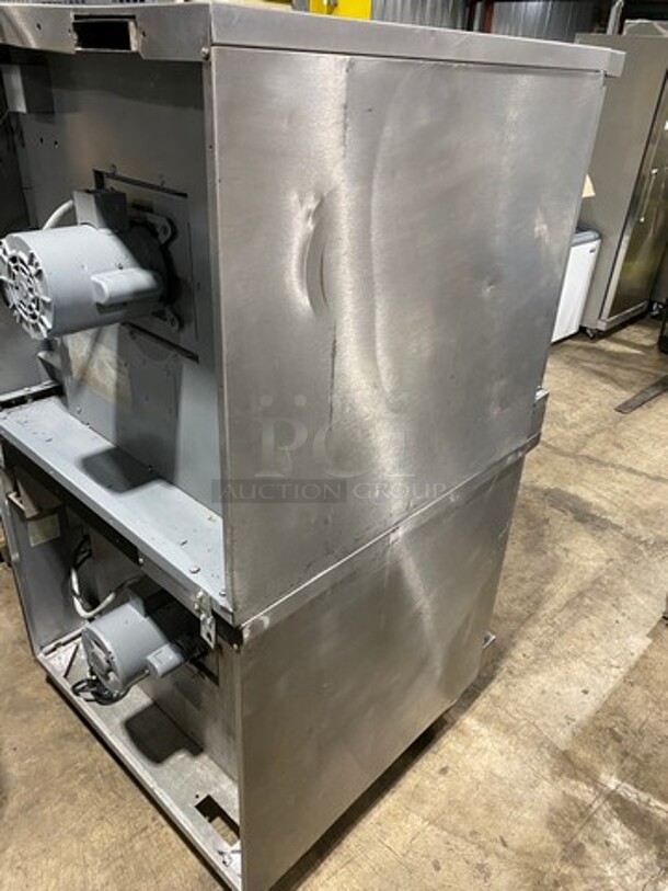 Garland Commercial Gas Powered Double Deck Convection Oven! With View Through Doors! Metal Oven Racks! All Stainless Steel! On Casters! 2x Your Bid Makes One Unit! - Image 4 of 9