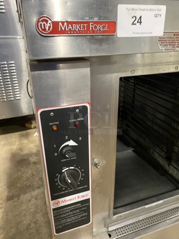2014 Market Forge Commercial Natural Gas Powered Double Deck Steam Cabinet! All Stainless Steel! On Legs! 2x Your Bid Makes One Unit! Model: SIRIUS - Image 9 of 12