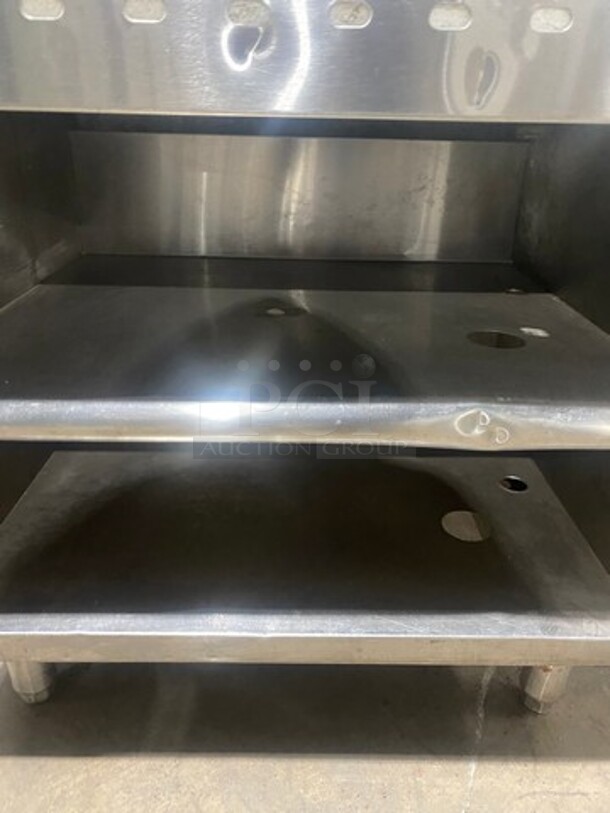 Commercial Insulated Ice Cooled Cold Pan! With Drain! All Stainless Steel! On Legs! - Image 6 of 7