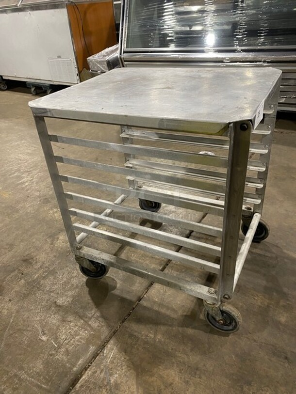 Commercial Undercounter 6 Pan Transport Rack! On Casters!  - Image 2 of 6