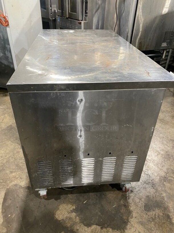 Leader Commercial 2 Door Lowboy/ Worktop Cooler! All Stainless Steel! On Casters! Model: LB60SC SN: GA01M1701A 115V 60HZ 1 Phase - Image 4 of 10