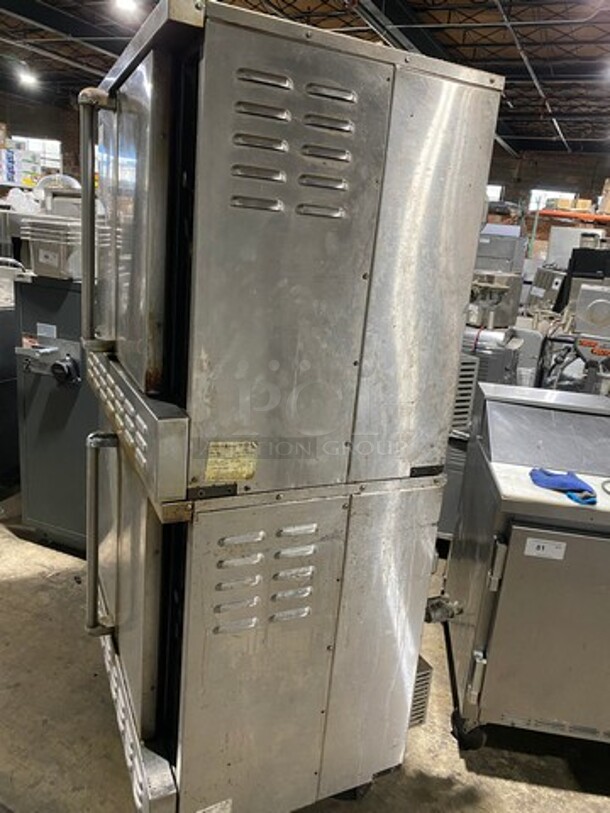 American Range Commercial Natural Gas Powered Double Deck Convection Oven! With Solid Doors! All Stainless Steel! On Casters! Model: MSD2 150706081 - Image 2 of 12