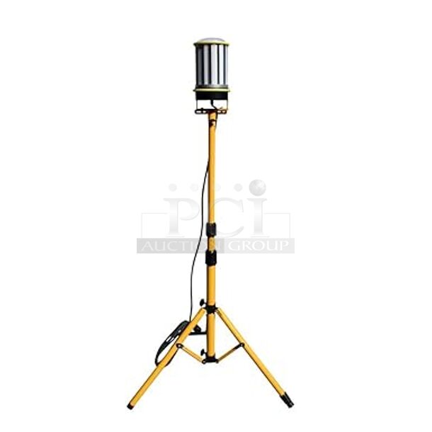BRAND NEW SCRATCH AND DENT! Lind Equipment LE360LED-TR Heavy Duty Ultimate Portable 360 Degree LED Area Light with 4'-8' Adjustable Tripod. Stock Picture Used as Gallery. 