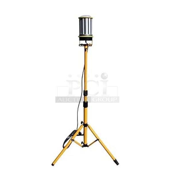 BRAND NEW SCRATCH AND DENT! Lind Equipment LE360LED-TR Heavy Duty Ultimate Portable 360 Degree LED Area Light with 4'-8' Adjustable Tripod. Stock Picture Used as Gallery.  - Image 1 of 4