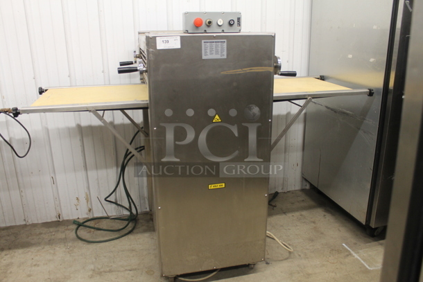 Ostali Taglerina Orizzontale Metal Commercial Floor Style Reversible Dough Sheeter on Commercial Casters. 400 Volts, 3 Phase. - Image 1 of 8