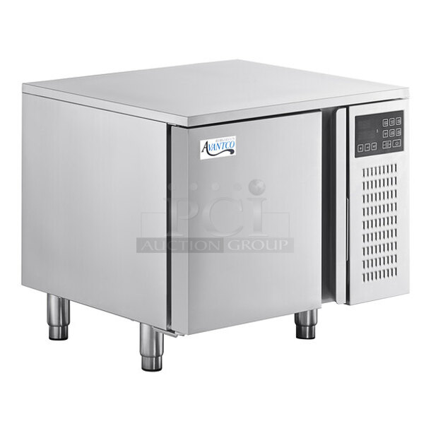 BRAND NEW SCRATCH AND DENT! Avantco 449SF3 Stainless Steel Commercial Blast Chiller / Freezer. 110-120 Volts, 1 Phase. Tested and Working!