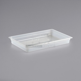 ALL ONE MONEY! Lot of 11 BRAND NEW! Vigor 247FP19LSPP Poly Full Size 2 1/2" Deep Translucent Polypropylene Food Pan
