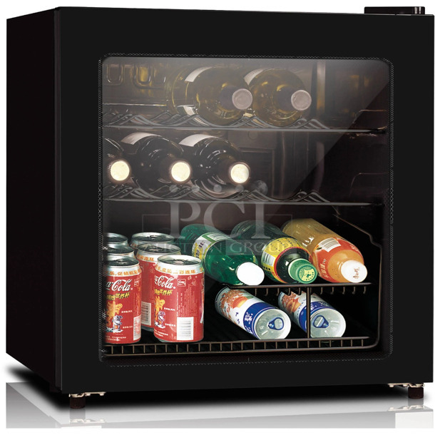 BRAND NEW SCRATCH AND DENT! Arctic King AWCA016ADB 16 Bottle Wine Cooler Bar Fridge Merchandiser. 115 Volts, 1 Phase. Tested and Working! - Image 1 of 6